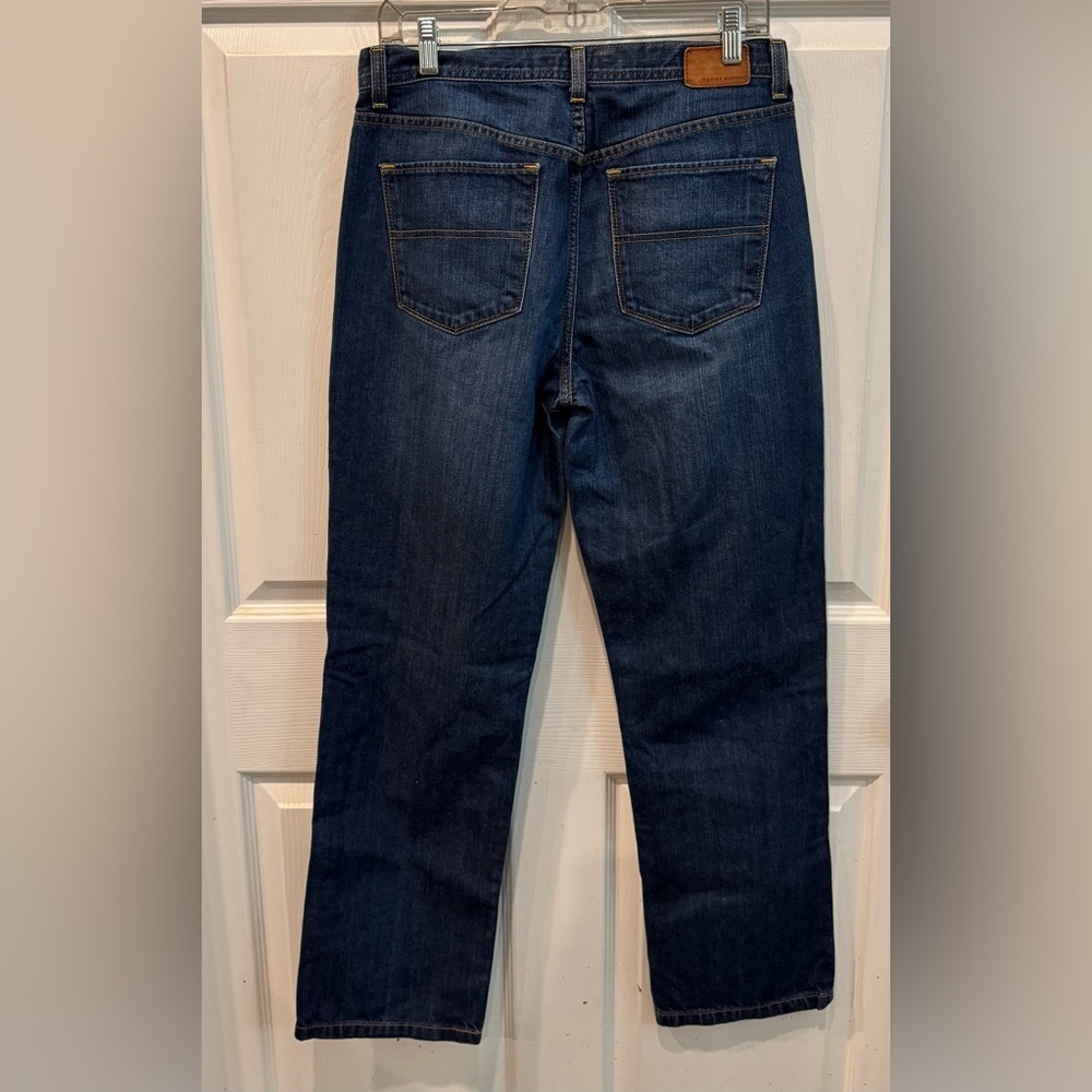 Tommy Hilfiger Jeans Straight Leg Mid Rise 100% Cotton Denim Women's Size 8R - Picture 2 of 10